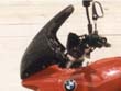 BMW F650 mit groem Windschild (orig. BMW)